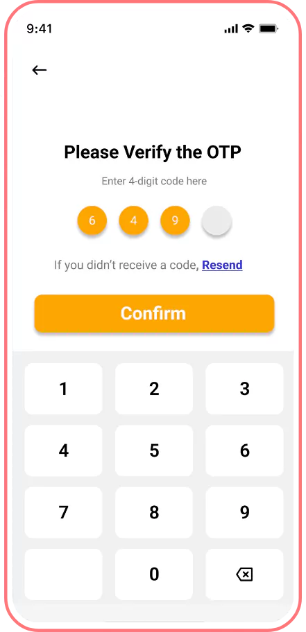 Fuel Delivery App screens